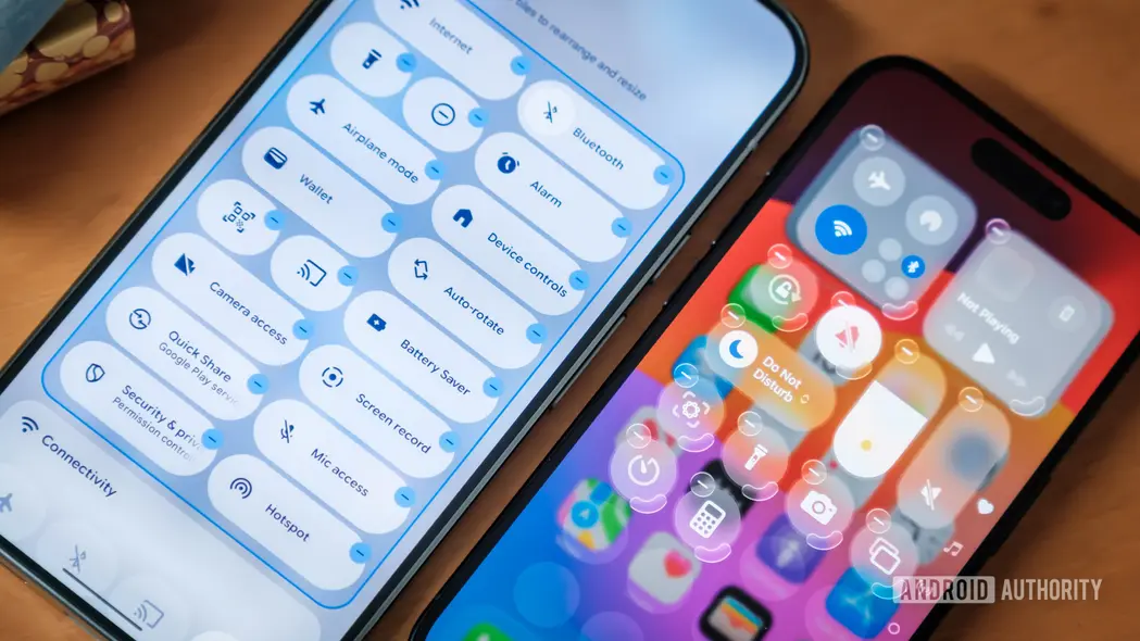 مقایسه شخصی‌سازی تنظیمات در Material 3 Expressive و Liquid Glass