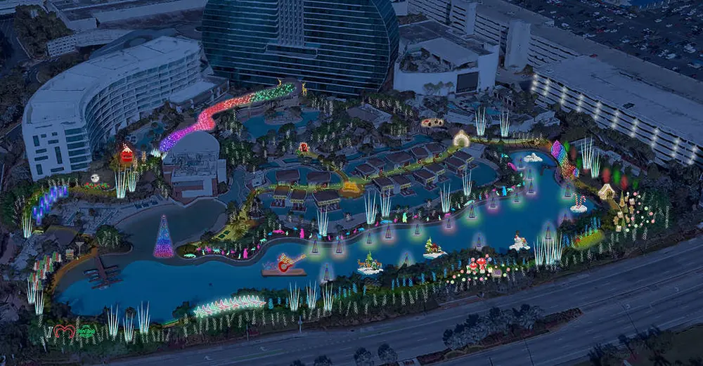 نمایش نقشه هارد راک تعطیلات