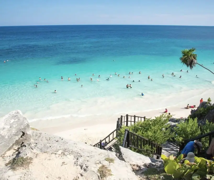 ساحلی در تولوم مکزیک