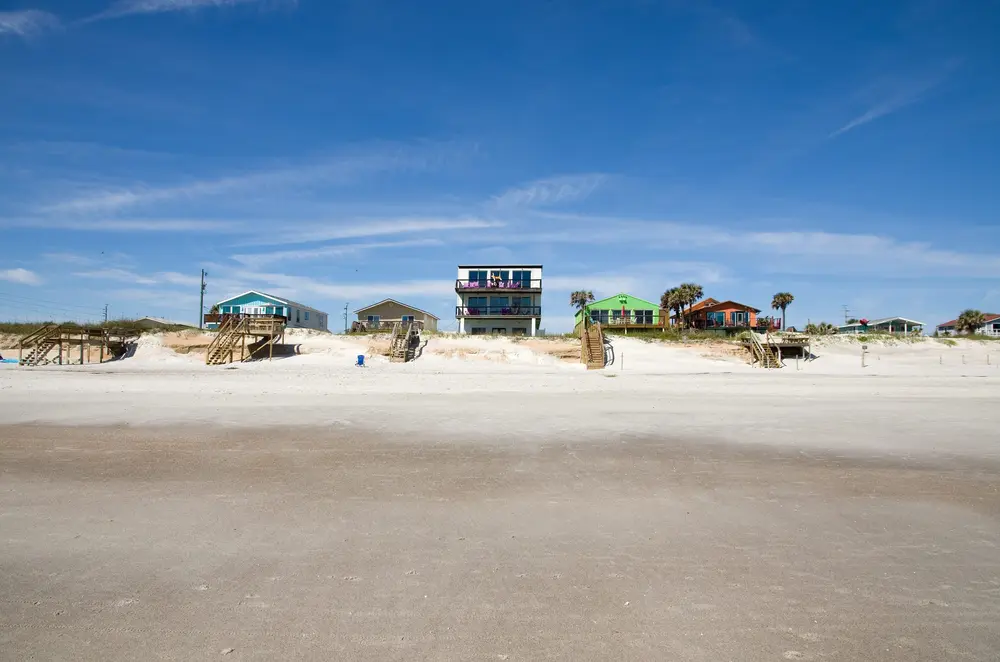 خانه‌های نزدیک به ویلانو بیچ، فلوریدا