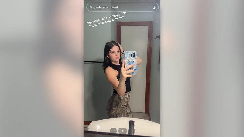 یک تصویر ثابت پست نهایی و رمزی تیک‌تاک آنا کپنر، ۱۸ ساله، که هشت روز پیش از کشف او به‌ عنوان مرده در کشتی مسافری منتشر شد را نشان می‌دهد.