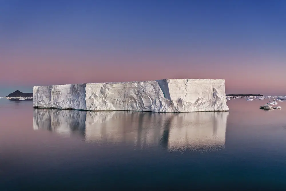 نقشالجزیره قطب جنوب، ۲۰۲۲. «قصد من بهعنوان یک هنرمند، به اشتراکگذاری ۳۰ سال تجربهام است. نمیتوانم بگویم تمام پاسخها را میدانم، اما میتوانم بگویم دنیای ما به همان اندازه زیبا و وحشی است که شکننده است.»