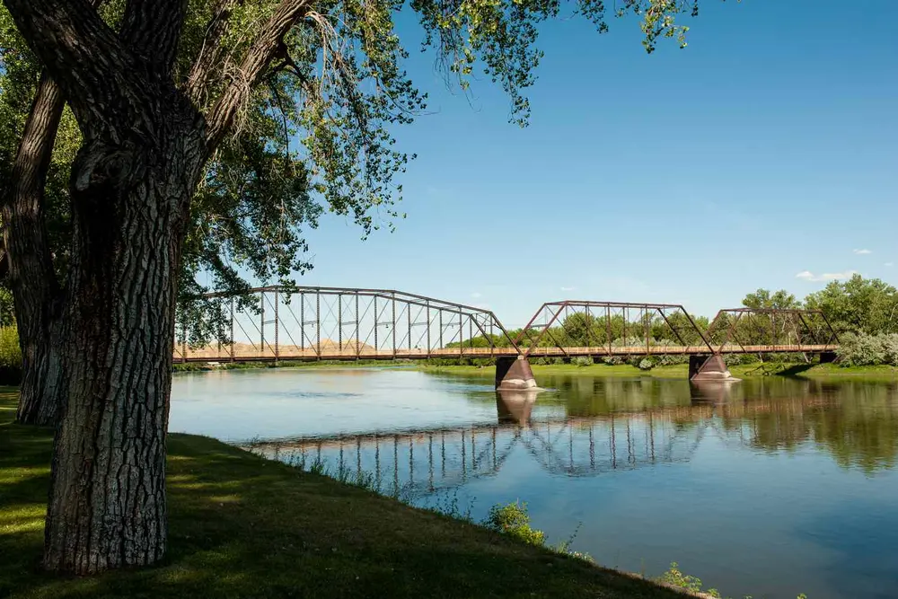 رودخانه میسوری در فورت بنتن