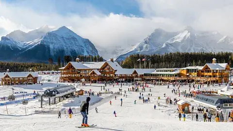 Getty Images برف‌باردهی بسیار عالی در این فصل در بنف تجربه شده است (منبع: Getty Images)