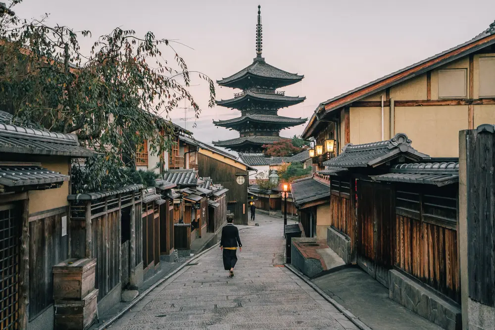 معبد هوکانجی در کیوتو